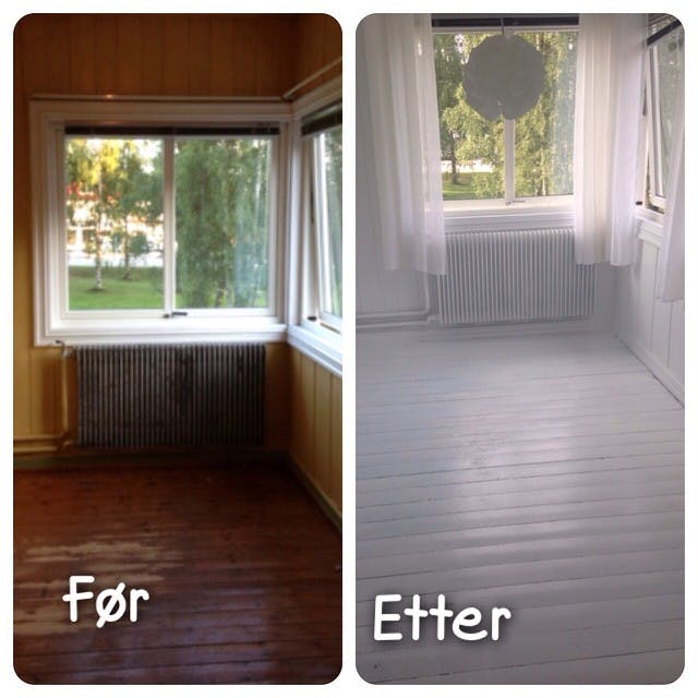 Før- og etter! Før- og etter!